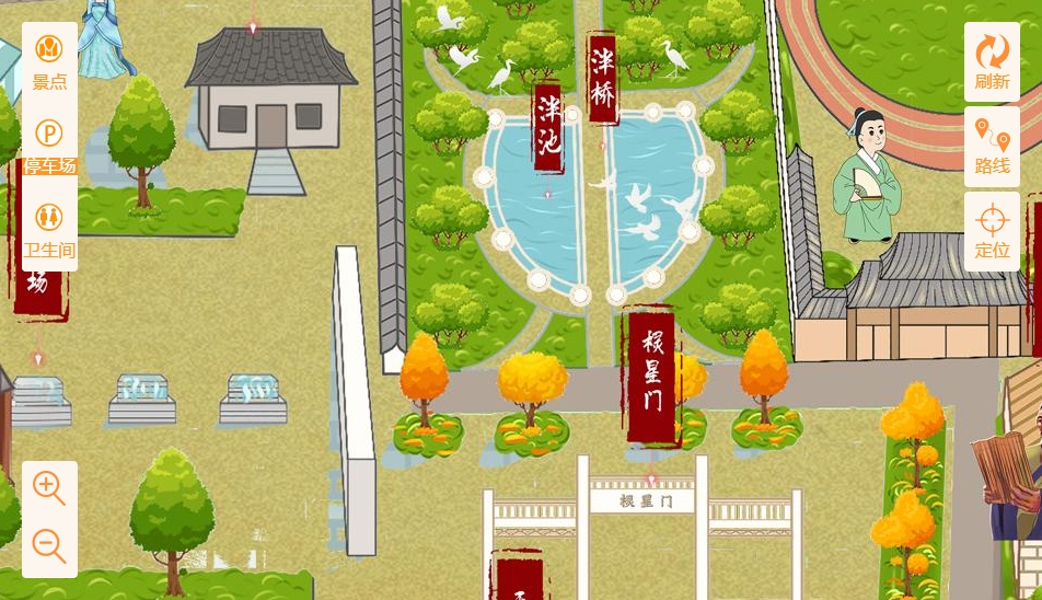 万江街道手绘地图景区语音讲解导览系统：智慧景区建设的基石